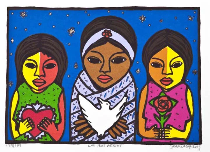Jose Ramirez, Las Tres Reinas, 2009 — Self Help Graphics & Art